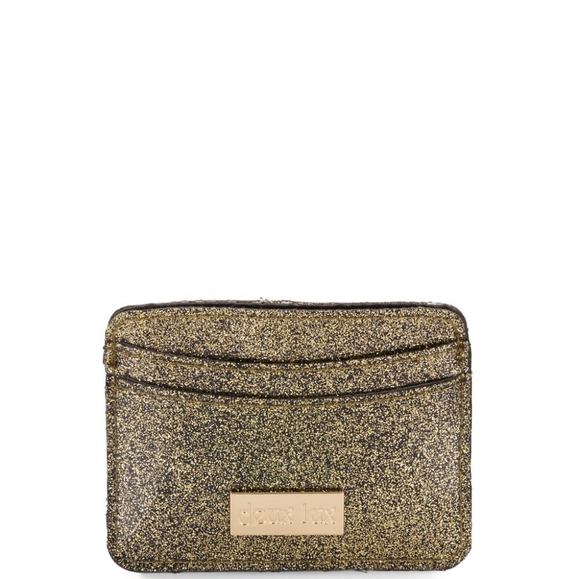 Deux Lux Accessories - 💥Deux Lux Gold Glitter Card Case